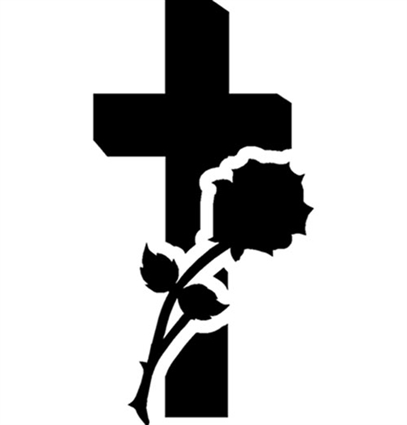 Cross with Rose