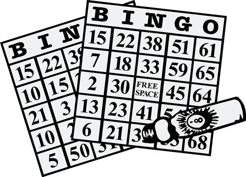 Bingo cards with dauber